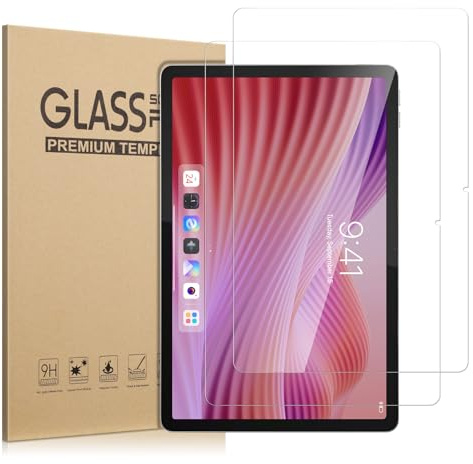 FINTIE 2 Pack Displayschutzfolie für Lenovo Tab 10.1 Zoll 2025 | TB-311FU/ TB-311XU, 9H gehärtetes Glas Displayschutzfolie, HD Clear/Anti-Kratzer/Lenovo Pen Kompatibel