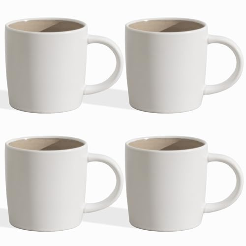 Hausfelder Steingut Tassen Set, Braun | Steingut, spülmaschinenfest, Tassen, Geschirr, Personen, Braun, Beige, Kaffeebecher, Espresso, Cappuccino