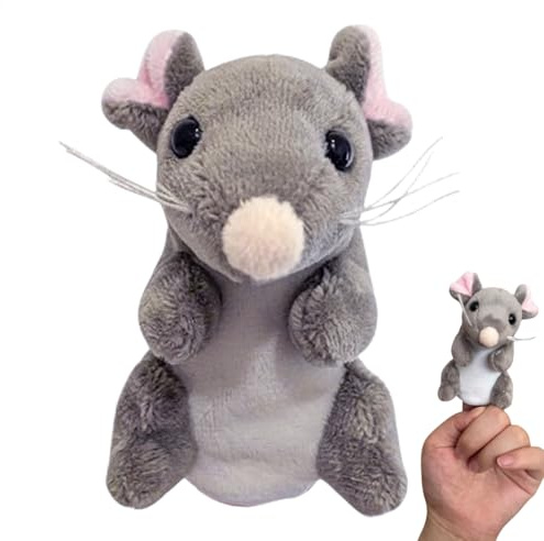 Luxuriöse Fingerpuppen: Niedliche Plüschtiere, interaktive Kinder spielen Spielzeug, weiche Handfiguren, Geschichtenpuppen aus Papier zum Geburtstag