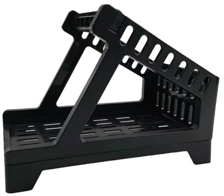 Porta 'etichetta Termica - Organizzatore Di Rulli Desktop | Etichette Di Piega Della Ventola Stand Di Archiviazione, Accessorio Per Stampanti Per Spedizioni Resistenti, Rottura Portatile Robusta