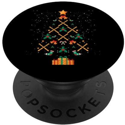 Flauto Strumento Albero di Natale Natale PopSockets PopGrip Adesivo