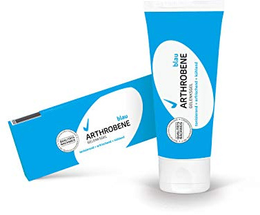 Arthrobene Gelenksgel blau, kühlendes Gelenksgel mit Kampfer, Zitronellöl, Menthol und Teufelskralle, ohne Konservierungsstoffe - zum Auftragen auf die Haut (1 x 60 ml)