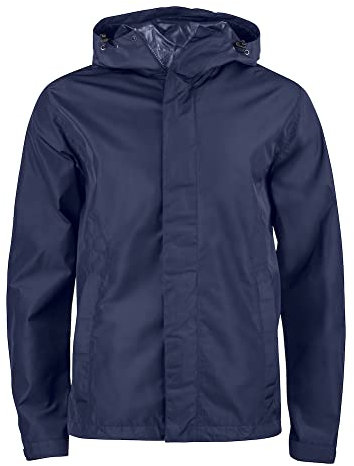 NSTF Giacca Spolverino Uomo Impermeabile Antivento Tessuto Resinato XS - 4XL (XXXL, BLU)