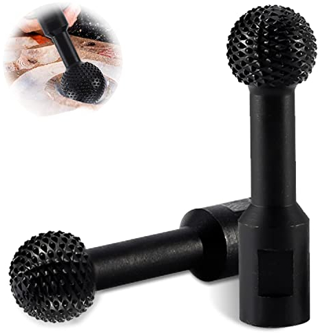 Kugelfräser Holz Schnitzen, 25mm Wood Shaper Kugel,Kugelmeißel Feilenschleifköpfe Geeignet für 115/125 mm Winkelschleife