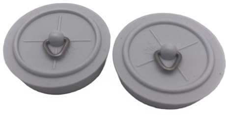 Aretro 45 mm weißer Gummi-Badewannenstopfen, Stöpsel, Ablaufstopfen, Waschbecken, Badewannen und sogar Duschen.