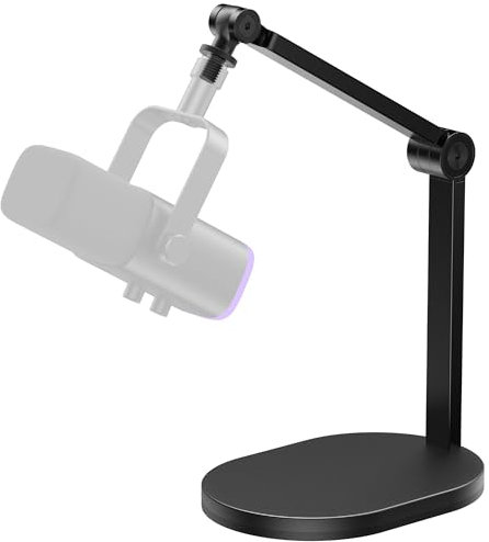 InnoGear Studio Mic Stand, Max Load 2.64 lb Microphone Arm Desk Mount Desktop Microphone Stand for Fifine AM8 K669B Blue Yeti HyperX QuadCast SoloCast AT2020, Webcams Cameras