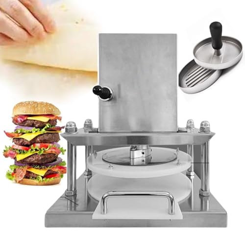 DDNGEJ Macchina per la pressatura dell'impasto della Pizza con pressa per Carne - Pressa elettrica per Torte per stampi per Pane Resistente all'Acqua - Macchina per la