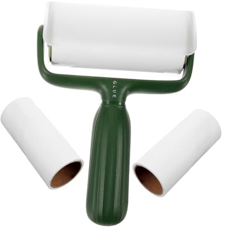 ibasenice Portable Pet Hair Remover Roller Green Pp Paper for Home Travel