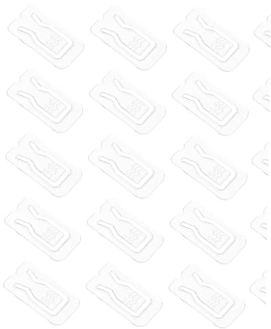 VICASKY Multi-function Shirt Fixed Clips Plastic Garment Clamps for Clothes Tightening 500pcs Set Suitable for Laundry and Clothing Organization