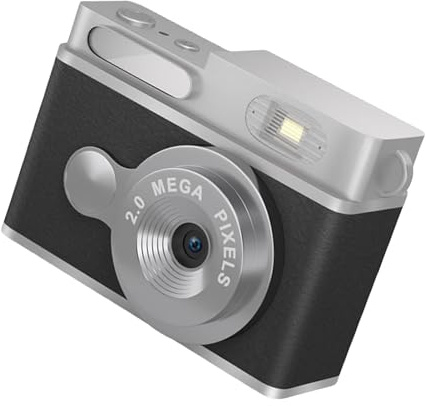 Rdxanc Appareil photo numérique vintage avec vidéo 1080p 12 MP Design rétro Écran couleur 2,4 cm pour photographie de voyage