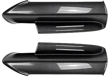 Auto Frontspoilerlippe Splitter Für BMW 3er E90 E91 320i 330i 316i 318i 335i Pre-LCI 2005–2012 Nur Auto-Frontstoßstange Canard-Splitter Frontspoiler(Carbon Look 05-08 B)
