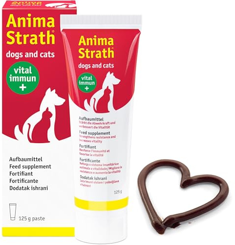 Anima Strath Pasta per Gatti e Cani - (125g) Alimento complementare con lievito vegetale, 61 Micronutrienti, vitamine e minerali, uso quotidiano e pelocon
