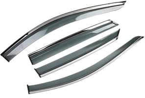 Générique Déflecteurs Vent Lot de 4 déflecteurs vitres latérales pour Toyota pour Corolla E210 Berline 2019-2023, Pare-Soleil, Pluie et fumée Pare Pluie