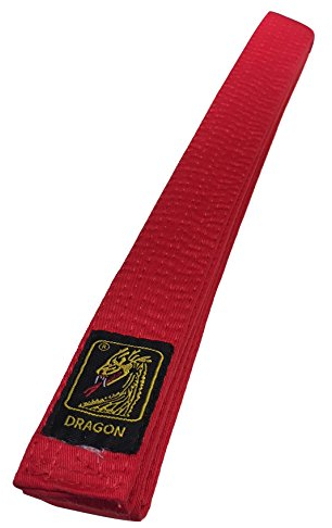 Karategürtel Judogürtel Budogürtel Dragon Rot 100% Baumwolle (220)
