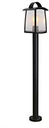 LUTEC Lámpara de jardín Kelsey para bombillas E27, ideal para jardines, entradas y caminos. Gran aspecto con acabado de calidad.