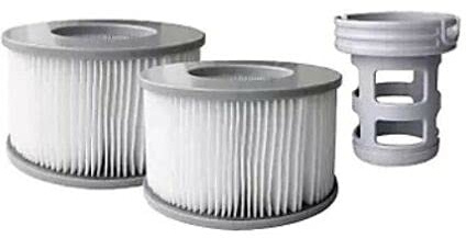 MSpa Ersatzfilter Filter Filterkartuschen Wasserfilter inklusive Filteradapter für Whirlpools 2 Stück