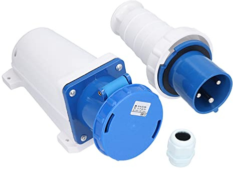 220-250V ~ 63A IP67 A Prueba De Polvo, A Prueba De Explosiones, Enchufe Industrial A Prueba De Agua Y Enchufe Expuesto Juego De Enchufes De Corriente Trifásica 3 Núcleos 63A 2P + E