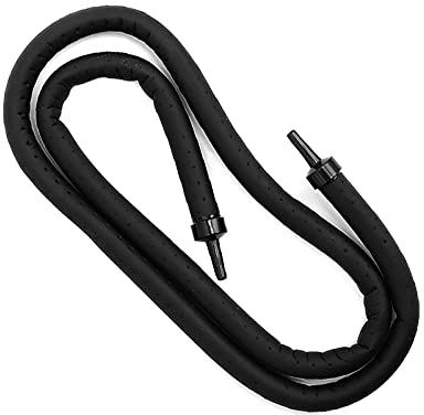 tooloflife Aquarium-Luftstein-Schlauch, Kunststoff-Gummischlauch für Aquarien, Diffusor, Schlauch, flexible Aquariumpumpumpe, Fischblasen-Schlauch, 120 cm, Doppelkopf
