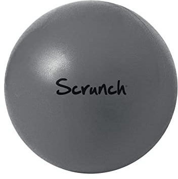 Scrunch aufblasbarer Wasserball – Dunkelgrau | Leicht, angenehm anzufassen und klein | Durchmesser 23 cm | ab 3 Jahren