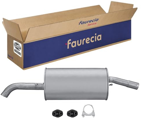 HELLA 8LD 366 030-141 Endschalldämpfer - Easy2Fit® Kit - hinten - einteilig | Kompatibel mit: FORD FUSION