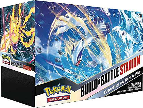 Pokémon Schwert & Schild – Silver Tempest Build & Battle Stadium (2 Decks, 12 Booster und mehr)