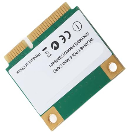 VBESTLIFE Scheda WiFi AX210HMW, Scheda di Rete Wireless PCB 6E 5G Tripla Banda Gigabit 6GHz, con Porta Mini PCIE, Scheda Wireless Leggera BT5.2, per WIN10 (64bit)