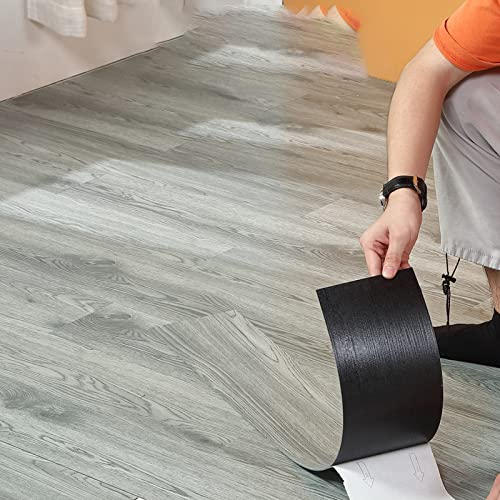HARICSET PVC Bodenbelag Selbstklebend Klebefliesen Boden Bodenfliesen Vinyl Fliesenoptik Vinylboden für Wohnzimmer Küche Schlafzimmer(Size:10sqm,Color:9003)