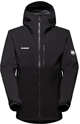Mammut Veste hardshell pour homme de la série Alto Guide XXL - Noir - Veste à capuche fonctionnelle en technologie Dry 3L, Noir, XXL