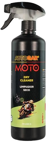 AUTOGAR MOTO | Limpiador en seco para motos | Limpieza sin agua con ceras y extractos naturales | Limpia y Abrillanta | 100% Biodegradable. (750 ml) ref 14005