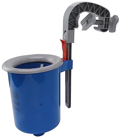 Skimmer de Superficie de Piscina sobre el Suelo, Accesorio de Mantenimiento de Absorción de Agua y Desnatado Automático con Cesta de Filtro Desmontable, Skimmer de Superficie de