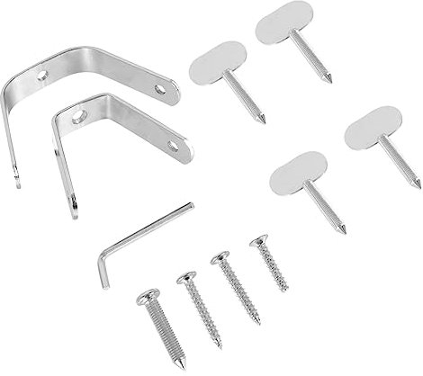 SHOWERORO Supporto Fissaggio Prosciutto in Acciaio Inossidabile per Casa e Banqueting Riutilizzabile e Pratico Accessorio Essenziale per Stoccaggio e Presentazione Alimentare