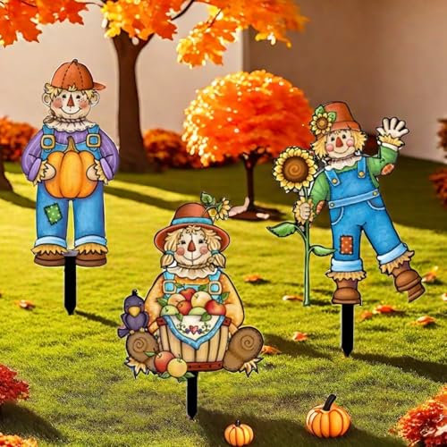 Kashyke Herbstdeko Outdoor Herbst Deko Garden Herbst Gartendeko für Draußen Vogelscheuche Deko Herbst Dekoration Outdoor Herbst Deko Outdoor Herbst Deko Aesthetic
