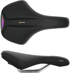 Selle Royal Unisex Vivo Moderate Fahrradsattel, Black, 267 x 178 mm