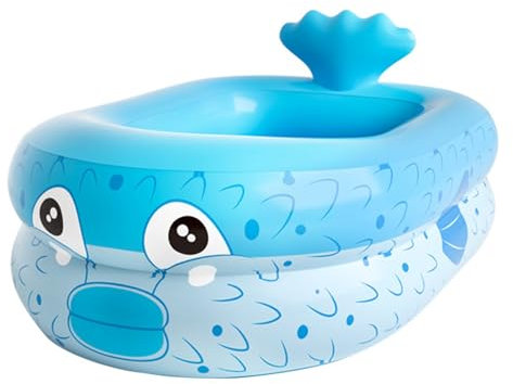 Piscina per Bambini, Piscina Gonfiabile Bambini, Piscina, Mini Piscina Gonfiabile, Piscina 2 Anelli, Piscinetta per Bambini, per Bambini, Piscina Coperta E All'aperto(A,140CM/55IN)