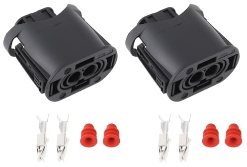 OTOTEC 2 Stück H8 H11 Nebelscheinwerfer-Blub-Stecker mit Anschlussstiften Dichtungen 6907388 Kompatibel mit BMW F20 F21 F22 F30 F31 F32 F33