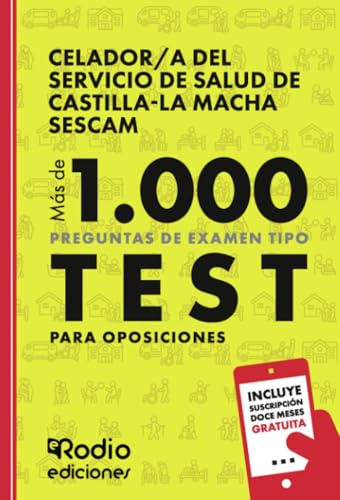 Celador/a del Servicio de Salud de Castilla-La Macha SESCAM (OPOSICIONES)