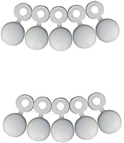 10 X Bianco Bocchette tonde in plastica targa auto moto moto moto moto moto moto Niet BOLZ UNIVERSAL BLINDNIETEN