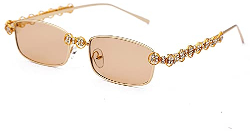 Klassisch Sonnenbrille Strass Sonnenbrille Damen Mode Steam Diamond Sonnenbrille Crystal Vintage Shades Brille Uv400 6