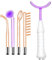 Alta Frecuencia Facial Aparato, Maquina cuidado facial para Quitar Arrugas, Acné y Alopecia con 5 Electrodos