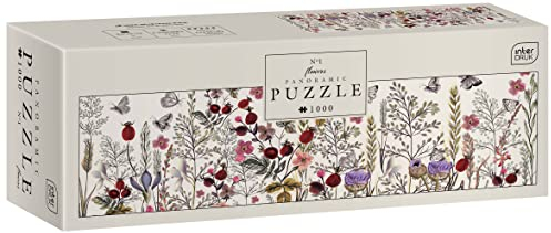 Flowers No. 1 - Puzzle panoramico da 1000 pezzi per adulti