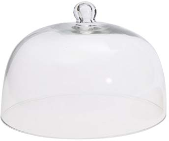 XIALIUXIA Mikrowellenabdeckhaube/Mikrowellen Abdeckung/Fliegenhaube,Obstabdeckung für Nachmittagstee, multifunktionale Glaskuppelabdeckung Picknick BBQ Dust Dome Food Server 3 Größen Kuchen Cheese