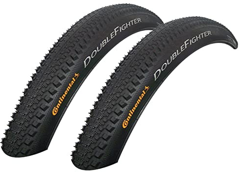 2 x Continental Double Fighter III 50-559 26 x 1,90 däck rock cykeldäck