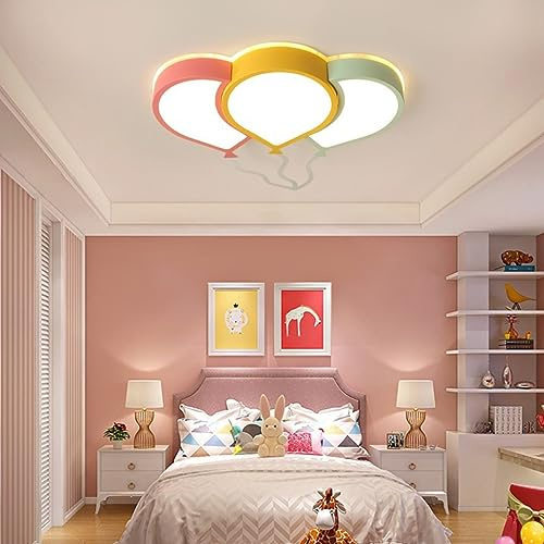 Modern LED deckenleuchten für kinder Deckenleuchte Ballon Dimmbar mit Fernbedienung Deckenleuchte 24W 1920LM Deckenlampe für Wohnzimmer Schlafzimmer Küche kinderlampe 3000-6000K ceiling light ( Größe