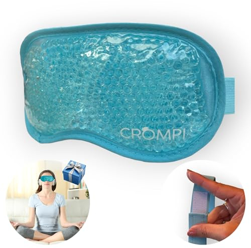 Masque Yeux Froid, Thérapie Chaud Et Froid Pour Douleur, Migraine, Anti Cernes Sous Les Yeux, Massage Et Relaxation. Masque Visage, Masque De Nuit Pour Sommeil Detente, Patch Yeux Secs Et Gonflés