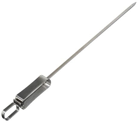 Purzen Spiedini di Kabob per Grigliare, spiedini per Barbecue per Grigliare con Barra di Spinta Spiedini a Spada riutilizzabili con Custodia