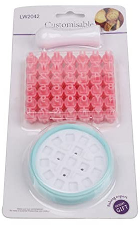 Kunststoff Keksform Keksstempel Individuelle Zahl Buchstaben Ausstechformen Fondant Kuchenform Küche Gebäck Backgeschirr