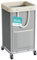 JYPS Cesto Ropa Sucia, 150L Grande Cesto Ropa con Ruedas y asa, Cubo de Lavado Extraíble con 2 Bolsillos Laterales, Tela Oxford Impermeable Laundry Basket para Dormitorio, Lavanderia, Baños(Gris)
