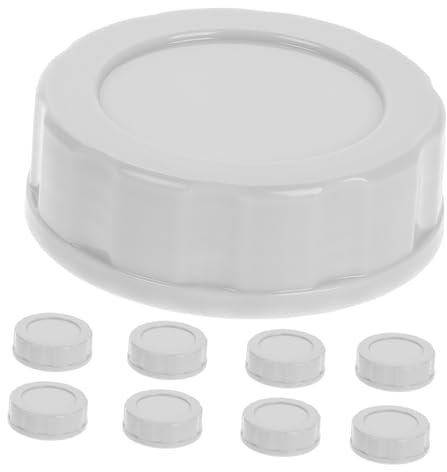 ERINGOGO 10 Stück Babyflaschendeckel Mit Breiter Öffnung Auslaufsicher Für Die Aufbewahrung Von Muttermilch Im Täglichen Gebrauch