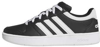 adidas Men's Hoops Classic, Black/White/White, 10.5