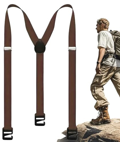 Hängslen För Jeans Y-Rygg Osynligt Bälte Under Kläder | hängslen För Män Vandring Camping Arbete Bergsbestigning Skidåkning Utomhus Klättring Jakt Fiske Cykling Sport